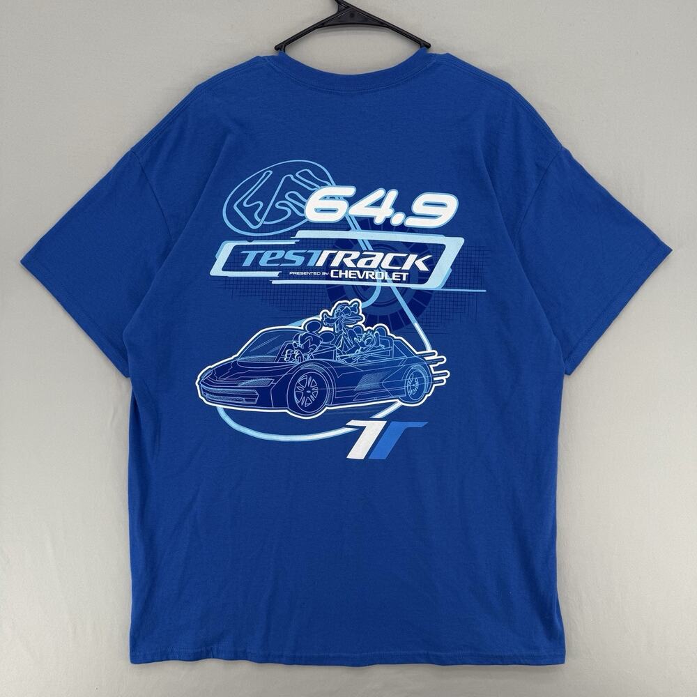 Walt Disney World Epcot Test Track By Chevrolet RARE T-Shirt Size XL